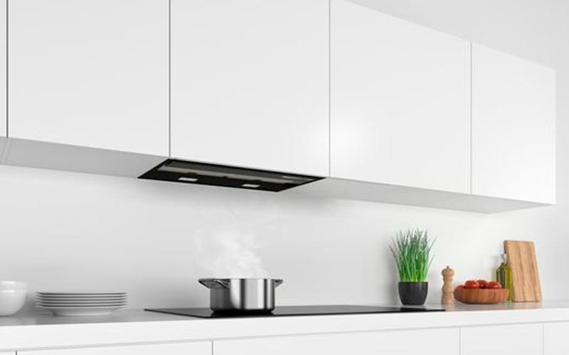 Campana extractora de cocina integrada